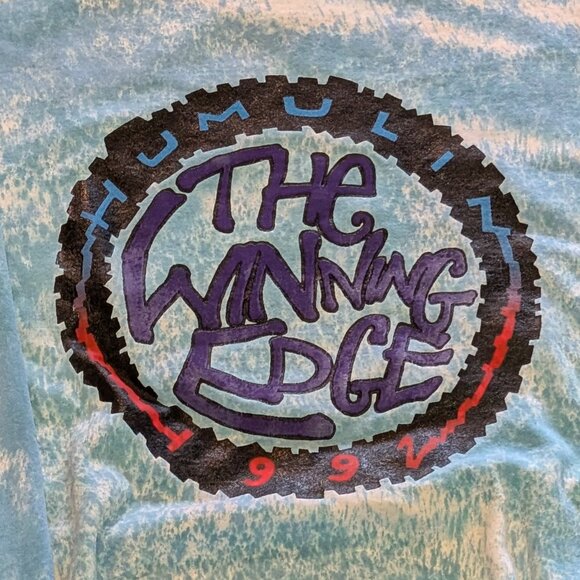 1992 Humulin The Winning Edge Blue Tie Dye Crewneck Made in Canada - Size XL (28 - Picture 2 of 6